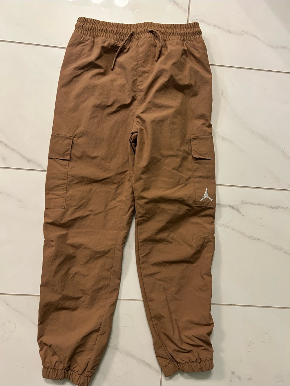 Jordan Boys Brown DoubleCargo Jogger Pants